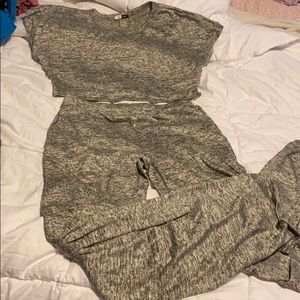 Gray two price lounge set